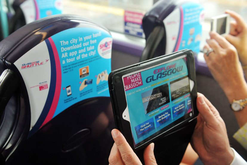 New Technology Brings Seat Backs to Life on the Glasgow Shuttle
