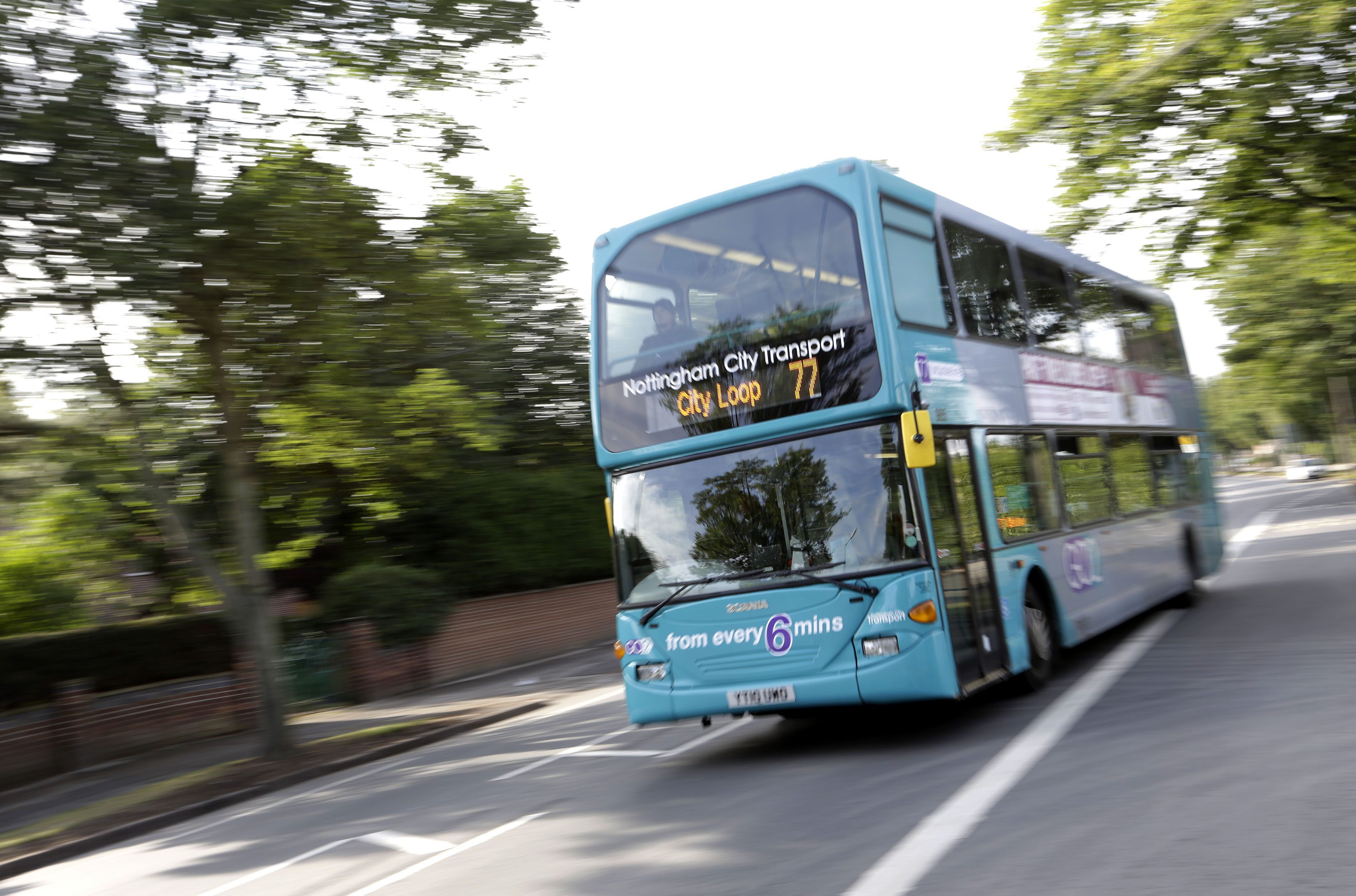 Nottingham Has Third-Highest Levels of Bus Usage in the Country