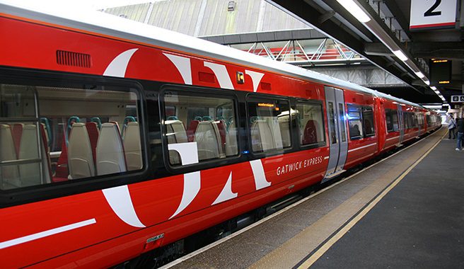 Passengers Stay Connected on New Fleet of Gatwick Express Trains