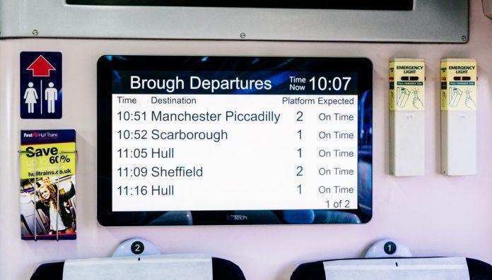 Hull Trains’ Innovative Solution keeps Passengers Informed