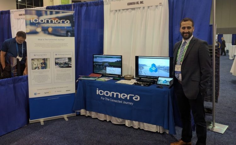 Icomera exhibiting at APTA Annual Meeting