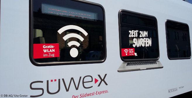 Deutsche Bahn Launches Free Passenger WI-FI Service on Its Süwex Trains