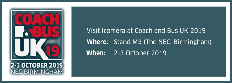 Icomera prepares for Coach & Bus UK 2019