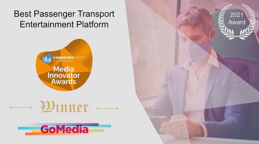GoMedia Named Best Passenger Transport Entertainment Platform 2021