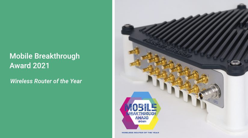 Icomera X5 Named “Wireless Router of the Year” in 2021 Mobile Breakthrough Awards Program