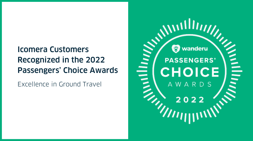 Icomera Customers Recognized in the 2022 Passengers’ Choice Awards for Excellence in Ground Travel