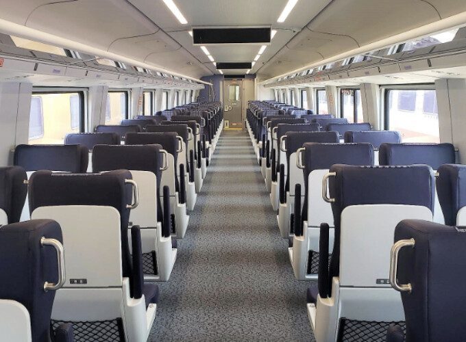 Amtrak Midwest Train Interior