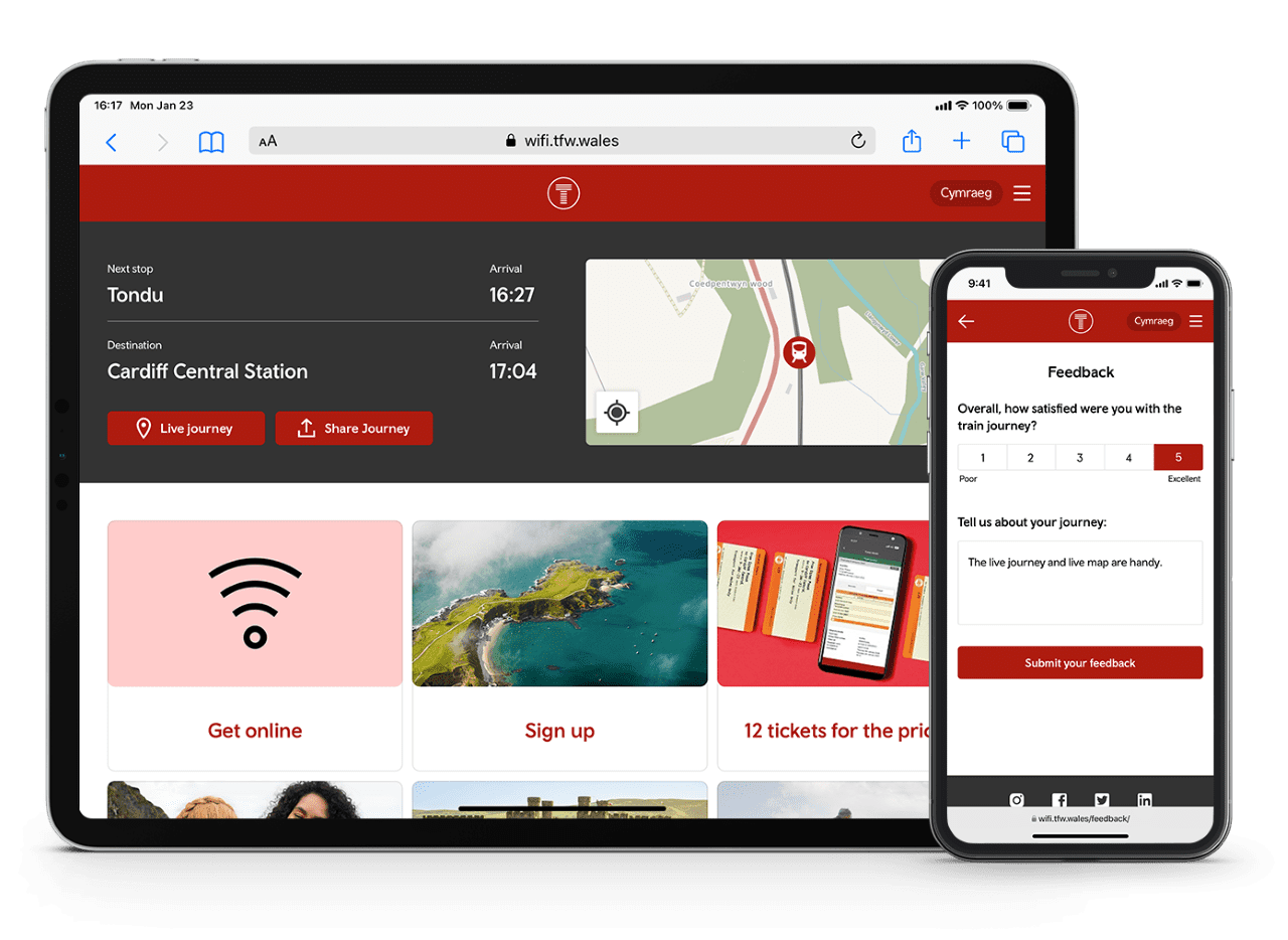 TfW Launches New Onboard Wi-Fi & Real-Time Information Portal