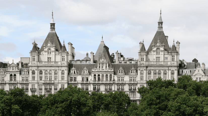 The Royal Horseguards hotel is situated at Whitehall Court in London, UK.