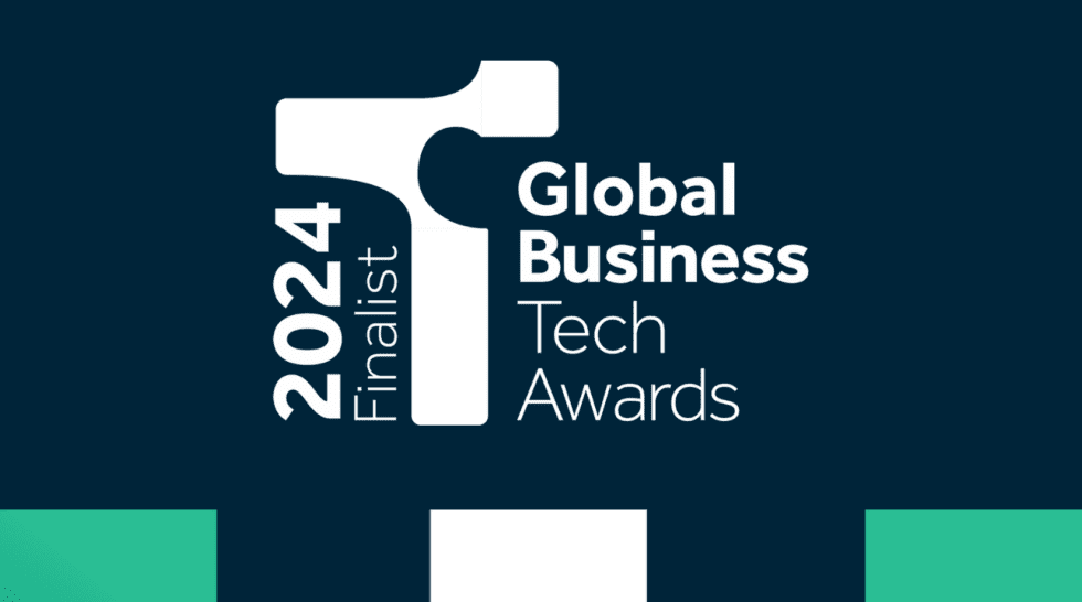 A graphic with the text: Global Business Tech Awards 2024 Finalist